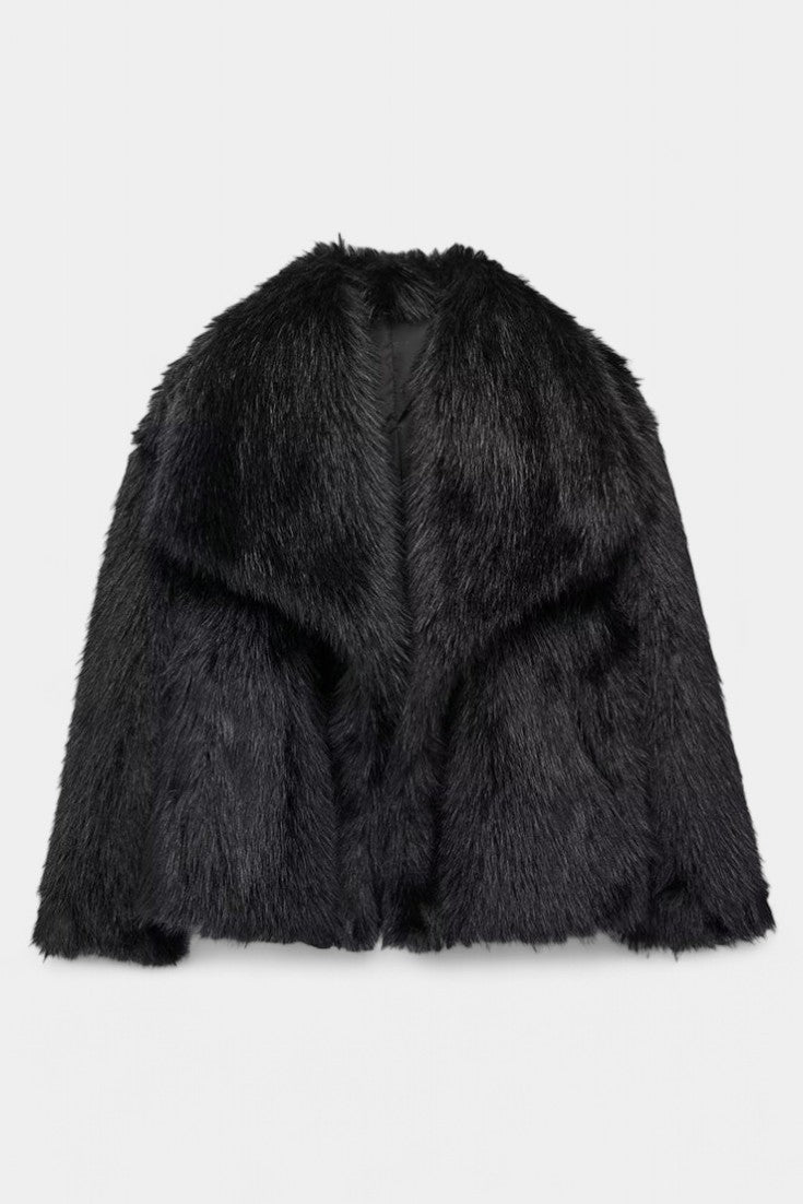 Lauren, Plush Oversized Statement Coat