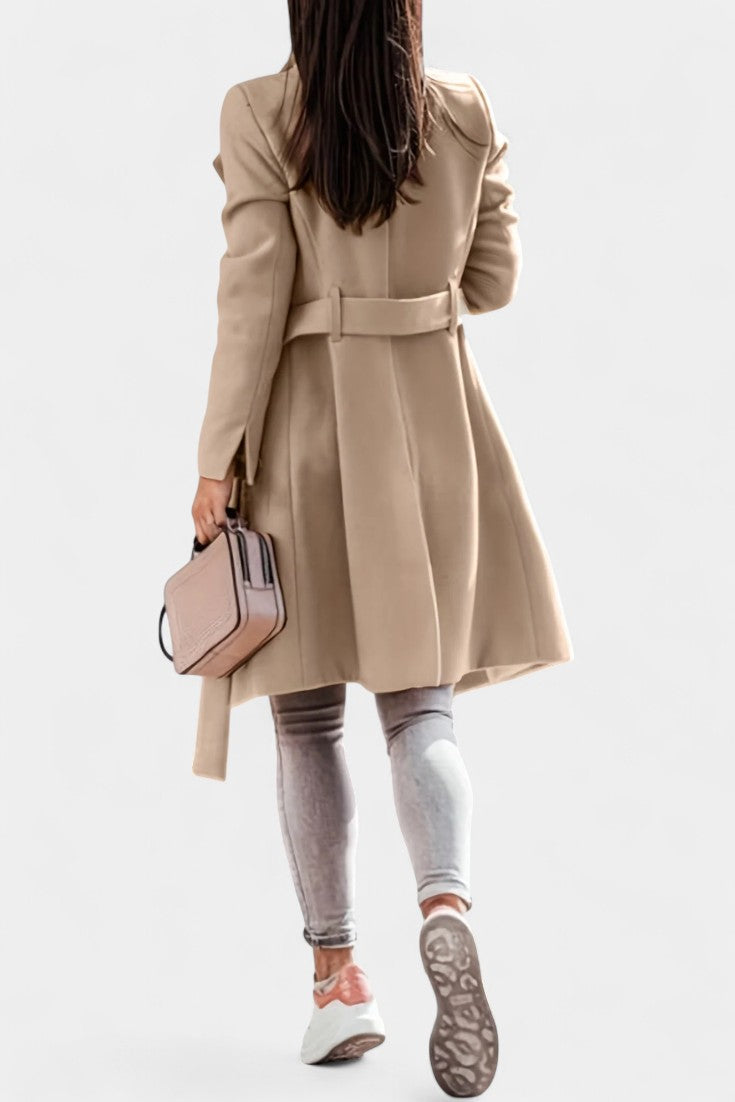 Odette, Belted Longline Coat