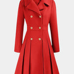 Ottilie, Double-Breasted A-Line Coat