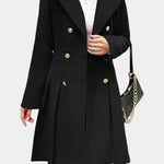 Ottilie, Double-Breasted A-Line Coat