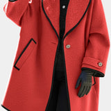 Maura, Wide-Collar Statement Coat