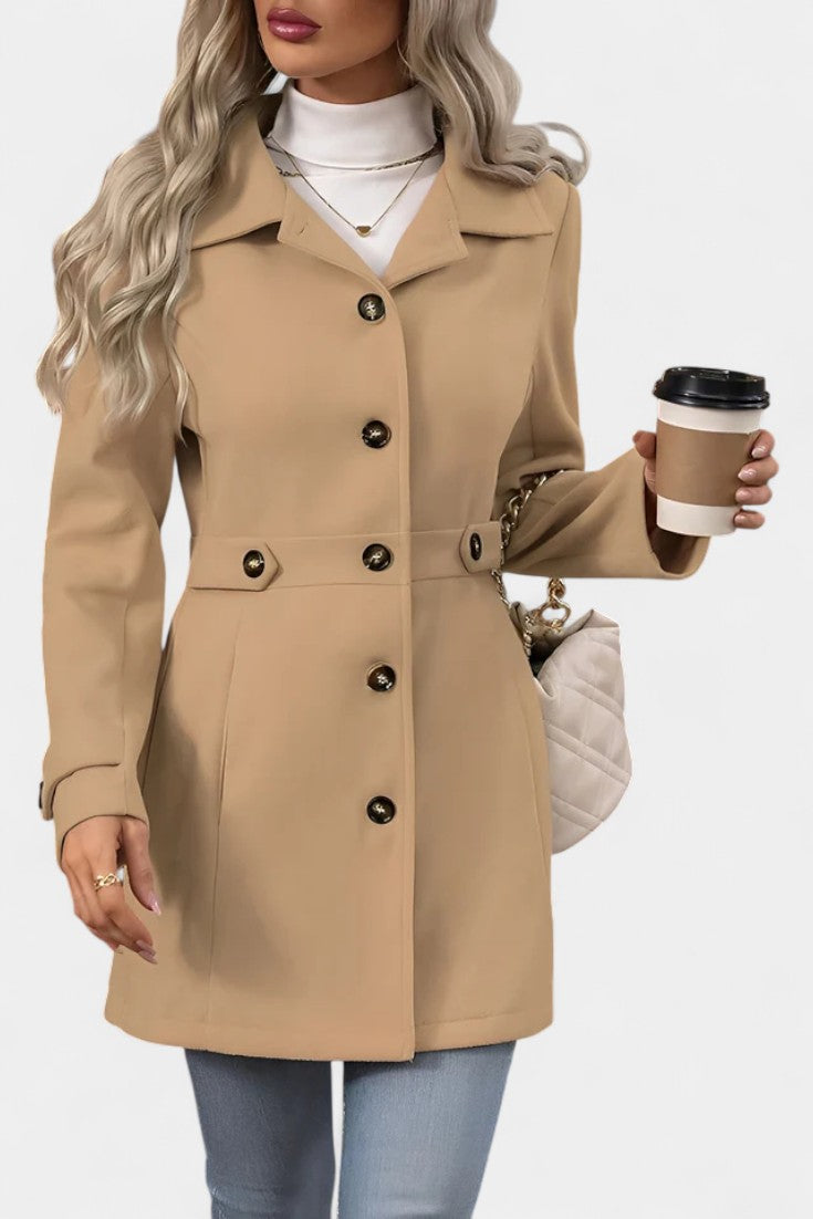 Rebecca, Tailored Belted Coat