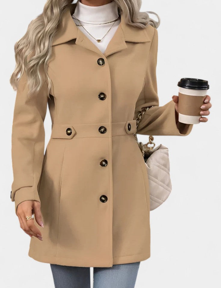 Rebecca, Tailored Belted Coat