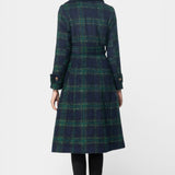 Sabrina, Checked Longline Coat
