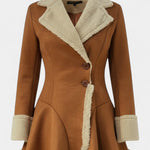 Agatha, Fitted Flared Button Coat