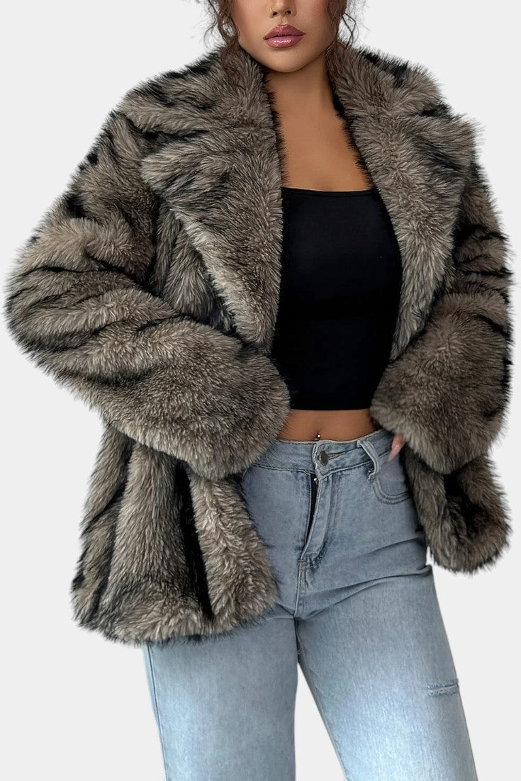 Noelle, Plush Statement Coat