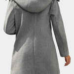 Ophelia, Double-Breasted Hooded Coat