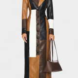 Natalie, Panelled Longline Coat