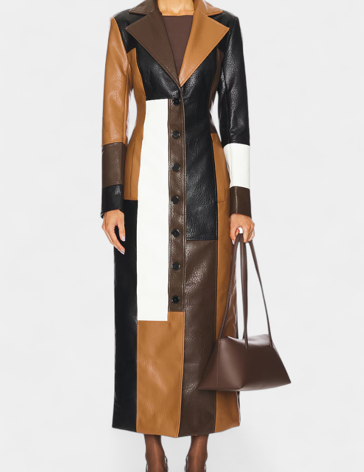 Natalie, Panelled Longline Coat