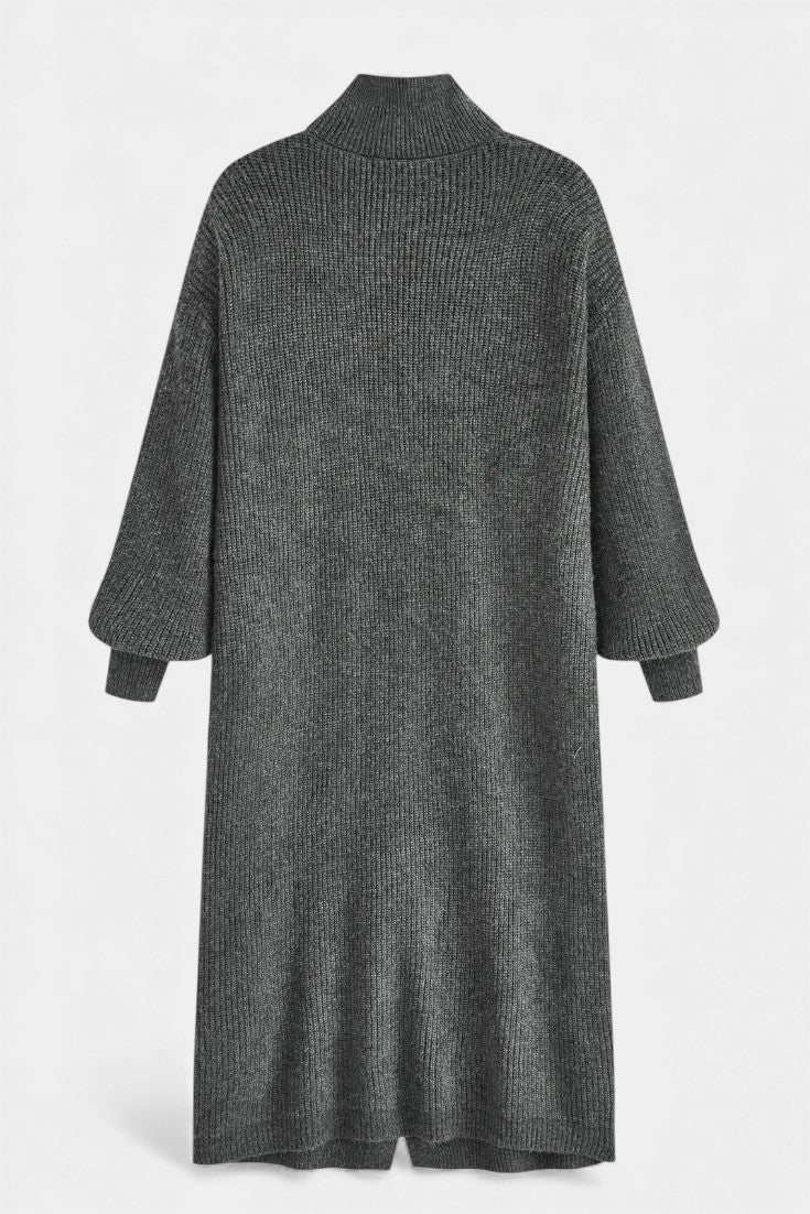 Amelie, Longline Roll Neck Coat