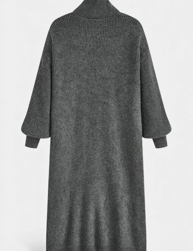 Amelie, Longline Roll Neck Coat