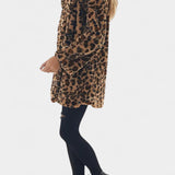 Nadine, Plush Longline Hooded Coat