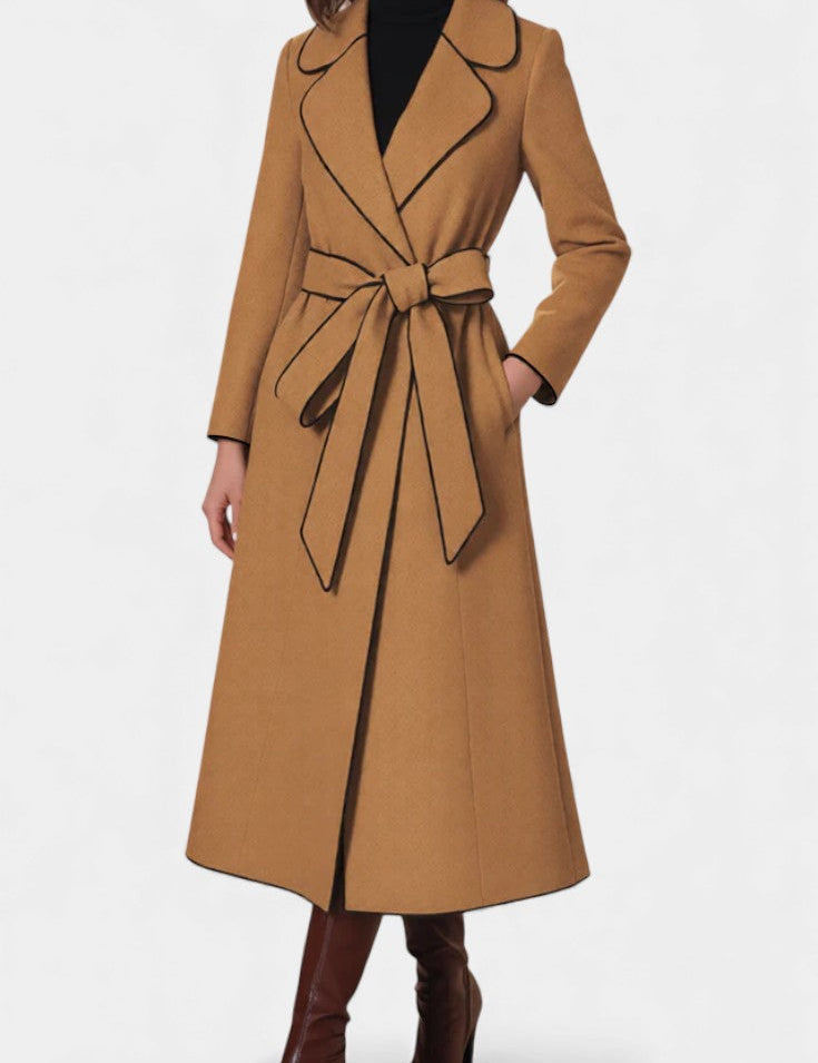 Marguerite, Belted Longline Coat