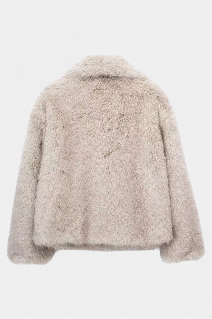 Lauren, Plush Oversized Statement Coat