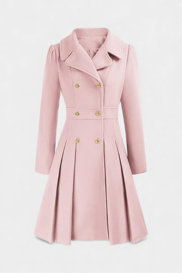 Ottilie, Double-Breasted A-Line Coat