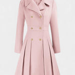 Ottilie, Double-Breasted A-Line Coat