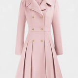 Ottilie, Double-Breasted A-Line Coat