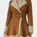 Agatha, Fitted Flared Button Coat