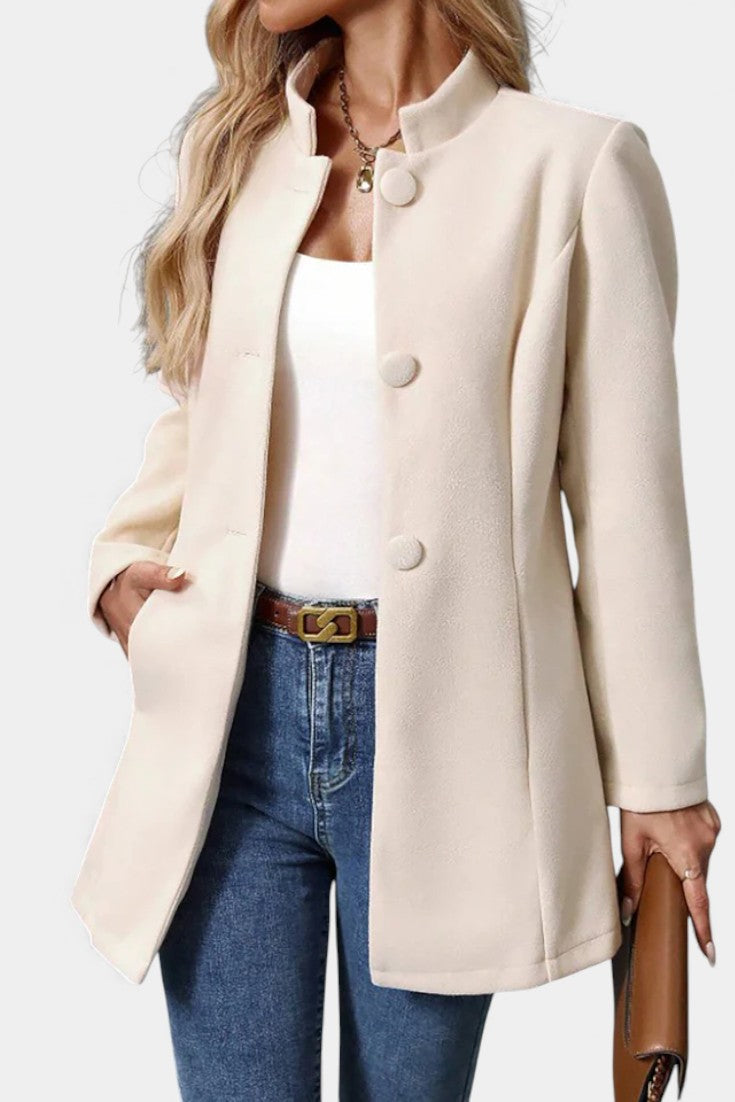 Petra, Tailored High-Collar Coat