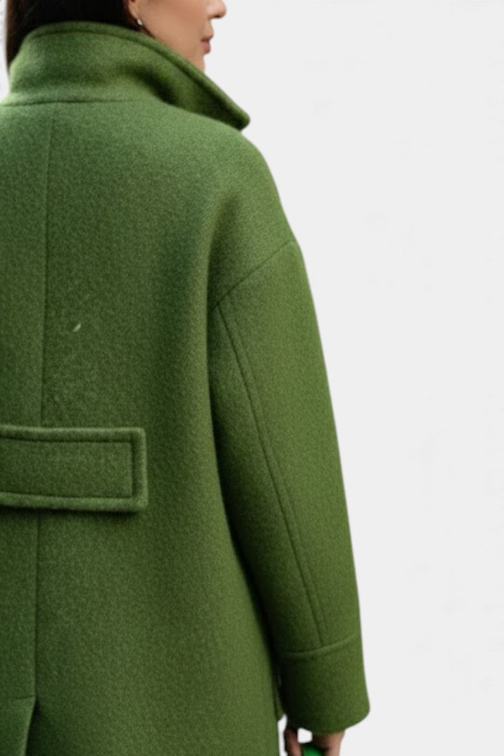 Cornelia, Oversized Double-Breasted Long Coat