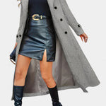 Philippa, Tailored Double-Breasted Long Coat