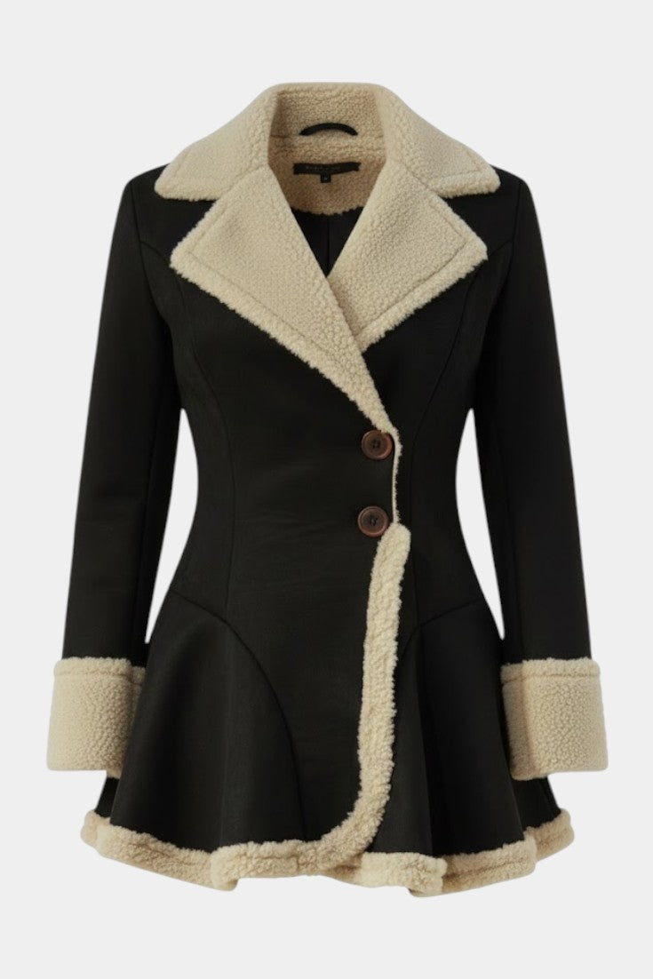 Agatha, Fitted Flared Button Coat