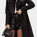 Odette, Belted Longline Coat
