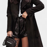 Odette, Belted Longline Coat