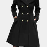 Ottilie, Double-Breasted A-Line Coat