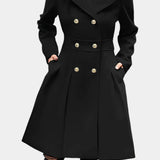Ottilie, Double-Breasted A-Line Coat