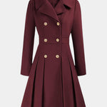 Ottilie, Double-Breasted A-Line Coat
