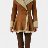 Agatha, Fitted Flared Button Coat