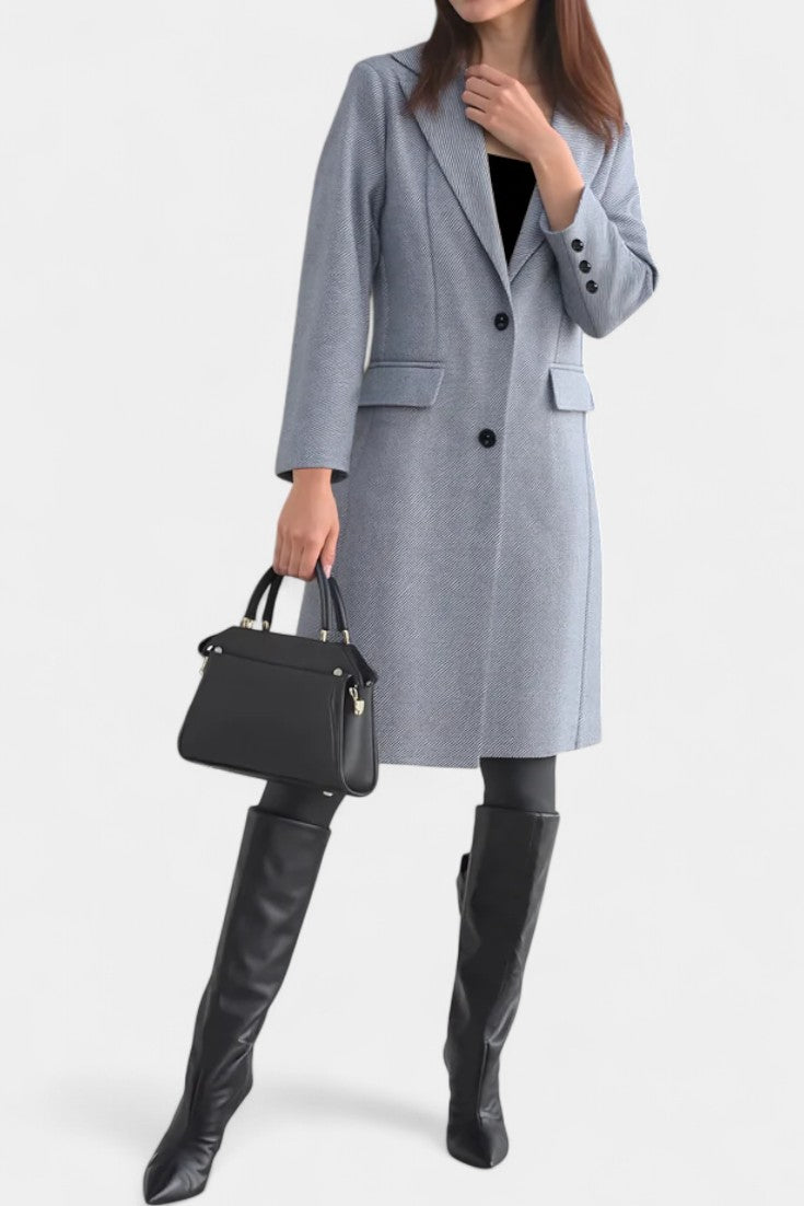 Vivienne, Tailored Mid-Length Coat