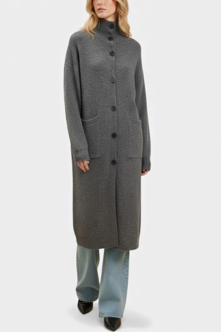 Amelie, Longline Roll Neck Coat