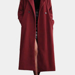 Lenora, Belted Long Wrap Coat