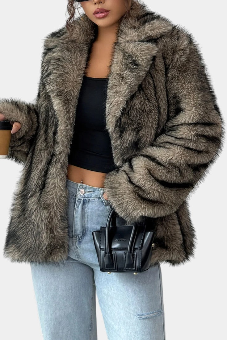 Noelle, Plush Statement Coat