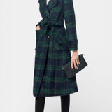 Sabrina, Checked Longline Coat