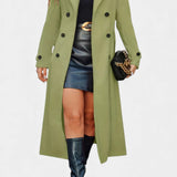 Philippa, Tailored Double-Breasted Long Coat