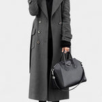 Rosabel, Tailored Double-Breasted Long Coat