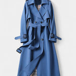Guinevere, Double-Breasted Belted Trench Coat