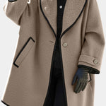 Maura, Wide-Collar Statement Coat