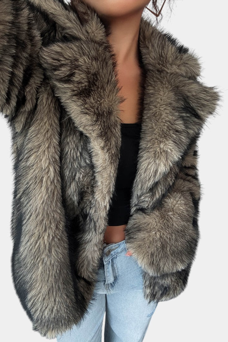 Noelle, Plush Statement Coat
