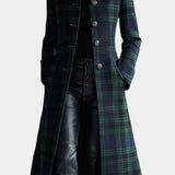 Valentina, Tailored Check Midi Coat