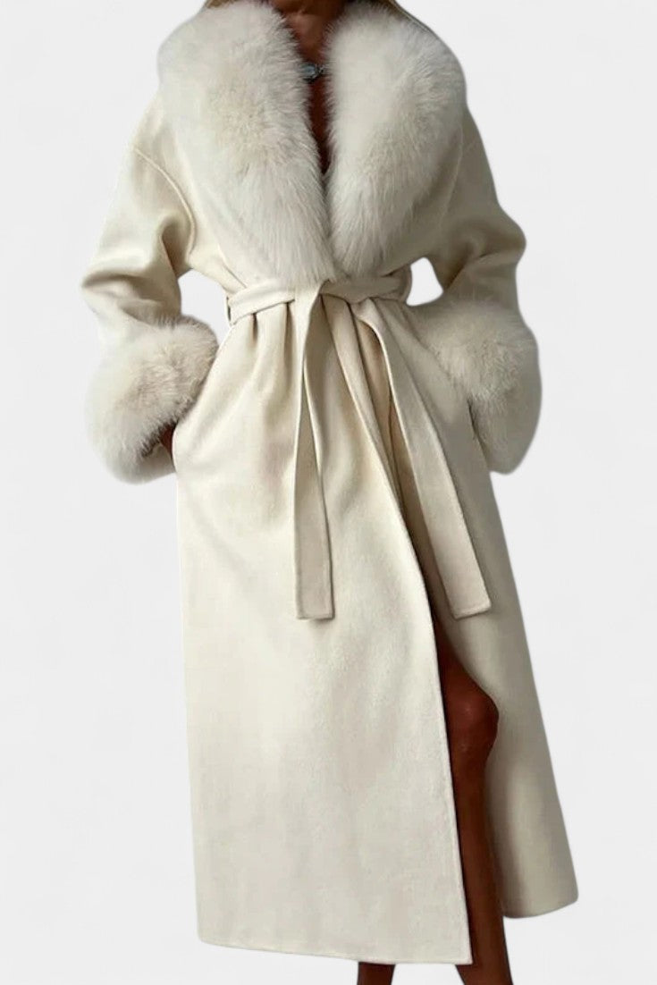 Genevieve, Belted Longline Coat