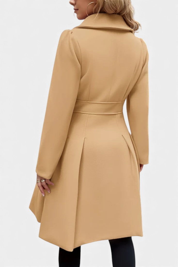Ottilie, Double-Breasted A-Line Coat