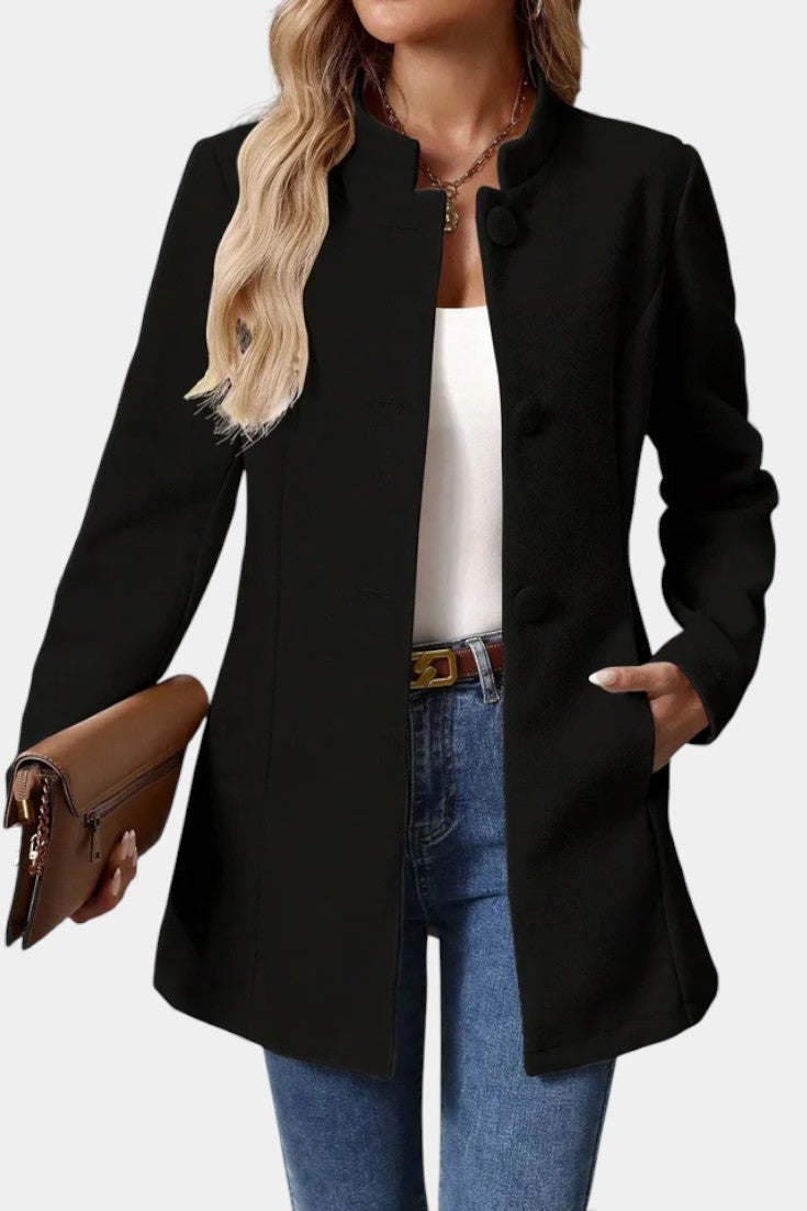 Petra, Tailored High-Collar Coat