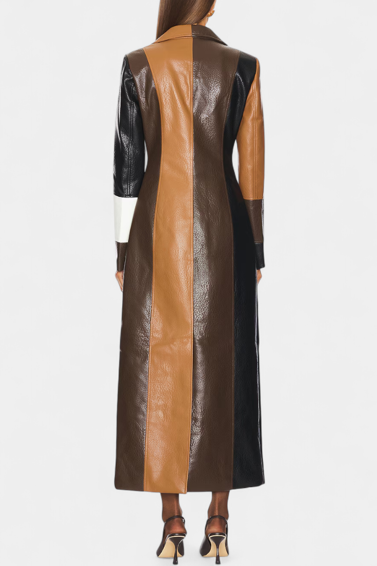 Natalie, Panelled Longline Coat