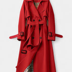 Guinevere, Double-Breasted Belted Trench Coat