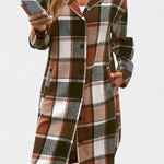 Olive, Hooded Check Jacket