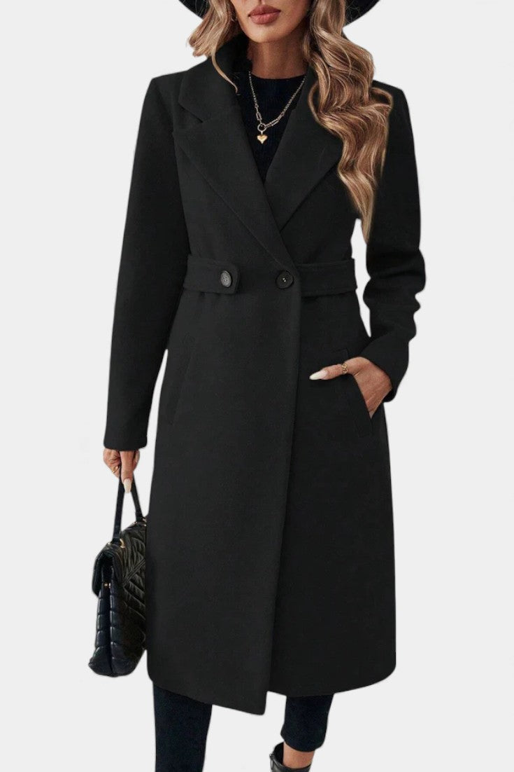 Beatrice, Timeless Belted Overcoat